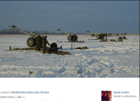 Russian offensive at Debaltseve. Posted by an insurgent from Kazan2